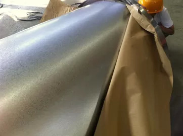 600-1500 mm SGCC Galvanisiertes Stahlblech in Spirale für Außenwände