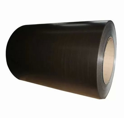 Z100 DX51D Schwarz vorgefärbte galvanisierte Stahlspirale PPGI Spirale Zink Farbe 0.2X1250mm