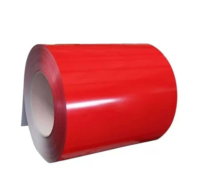 Rotfarbe PPGI PPGL DX51D Vormalte Verzinkte Eisenspirale GI-Blattspirale 0,12-2 mm
